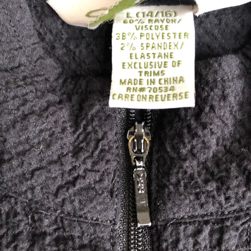 Orvis Gorpcore Zippered Light Weight Black Jacket Sz L - Picture 6 of 8